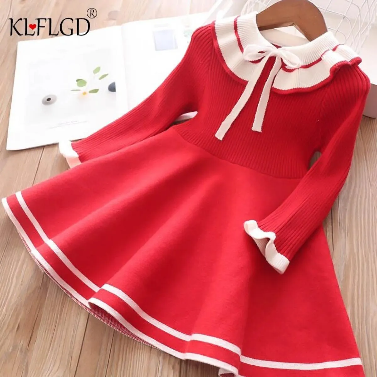 Abiti per bambini Ragazze Maglione invernale Bambini Inverno Ragazza Autunno Vestito per bambini