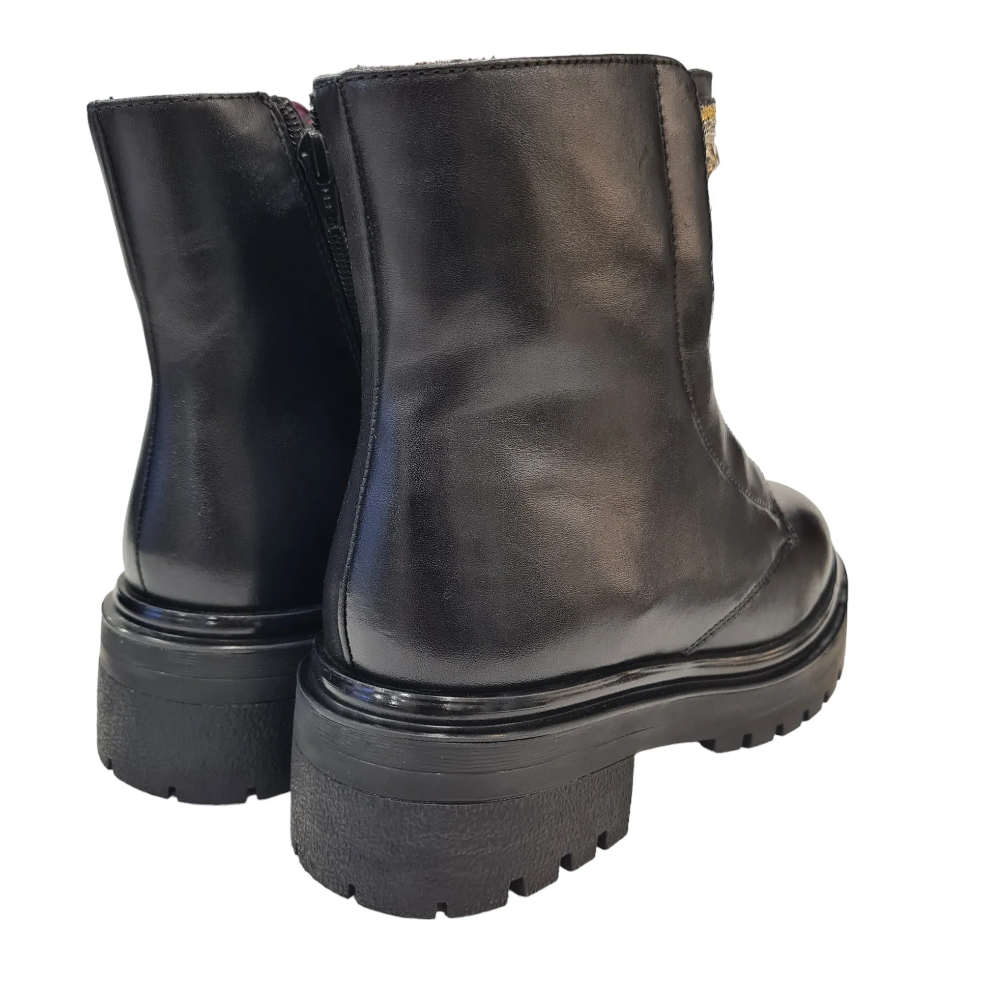 Apepazza Stivaletto Biker Donna Nero Rif.712