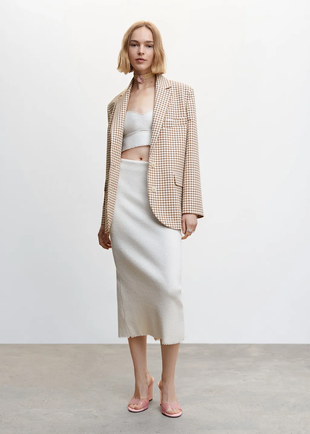 Giacca quadri vichy