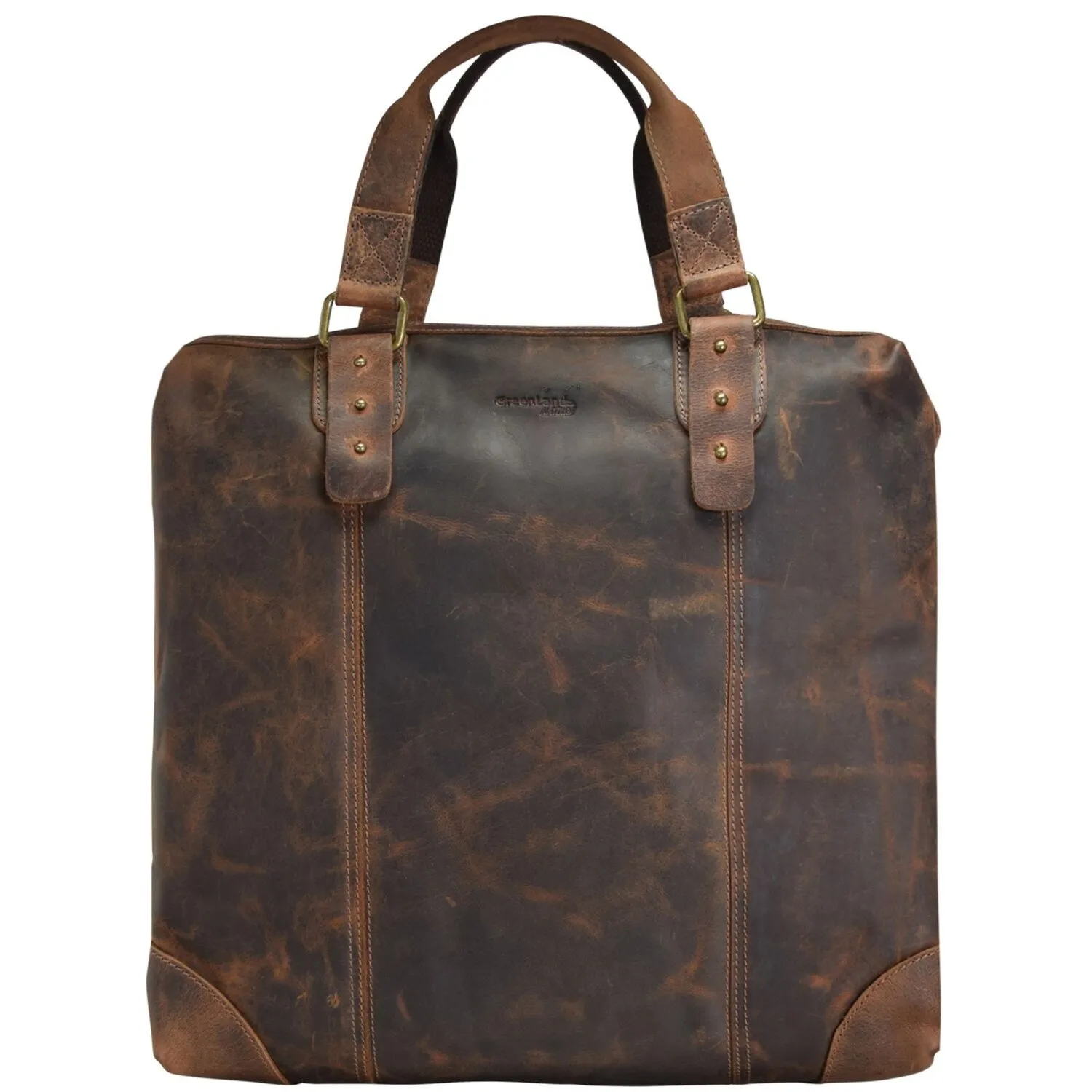 Greenland Nature Borsa classica in pelle 37 cm