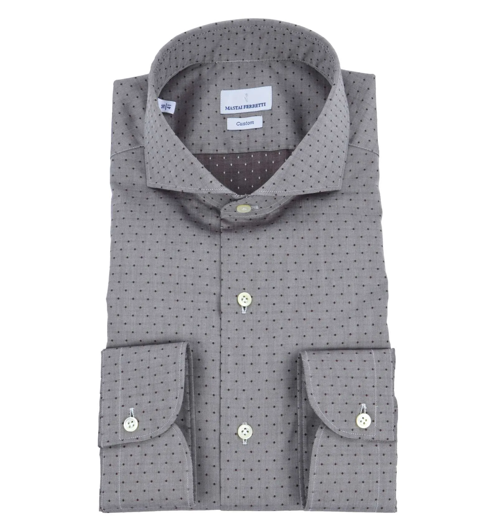 MASTAI FERRETTI uomo camicia grigio fantasia rombi S101 H177 0004