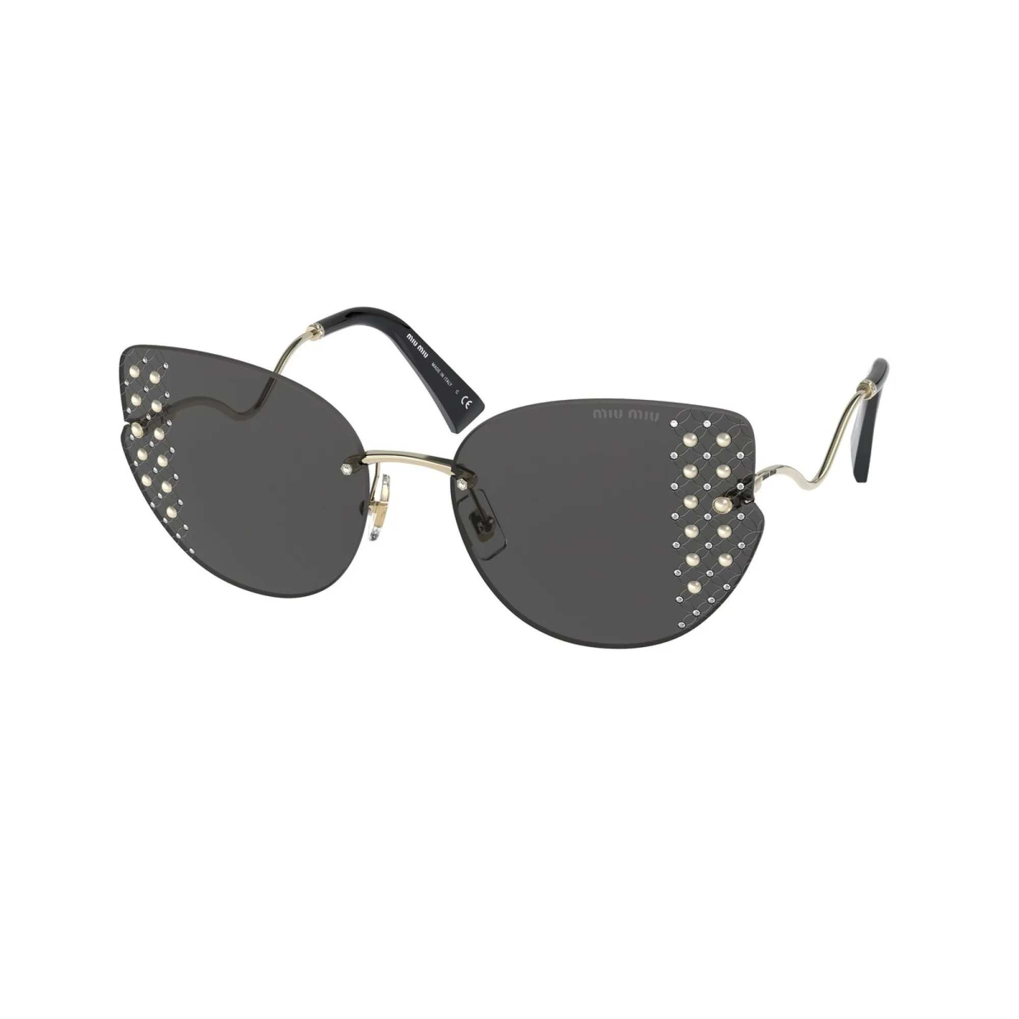   Miu Miu MU 51XS - 06O5S0 Oro Pallido | Occhiale Da Sole Donna 