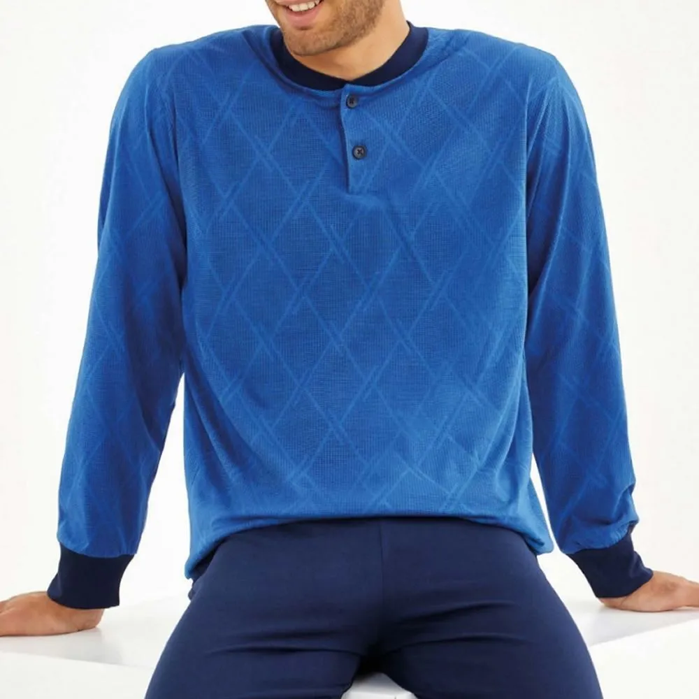 pigiama uomo gp1071 lungo fresco cotone il granchio 