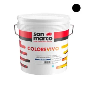 SAN MARCO COLOREVIVO NERO LT 1 IDROPITTURA SUPERLAVABILE