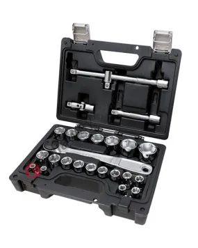 Set chiavi a bussola Beta 923E/C25 completo di 20 chiavi e 5 accessori