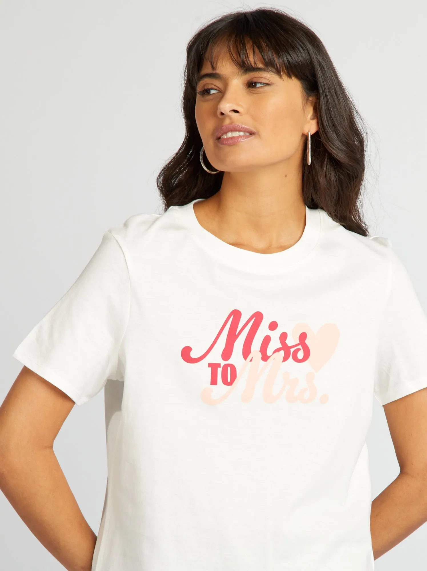 T-shirt speciale Addio al nubilato - BIANCO