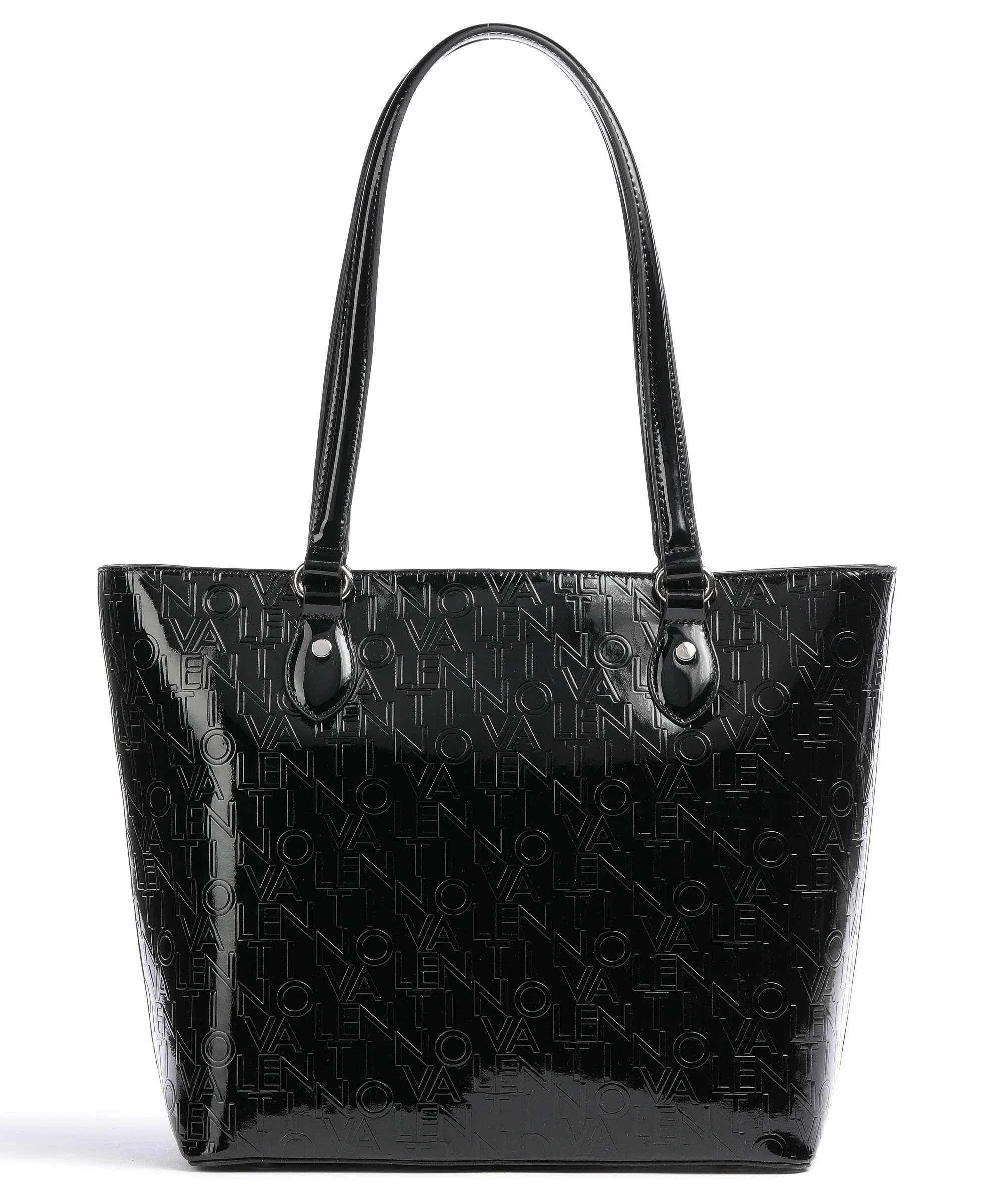  Valentino Bags Wet Borsa shopper pelle sintetica nero  